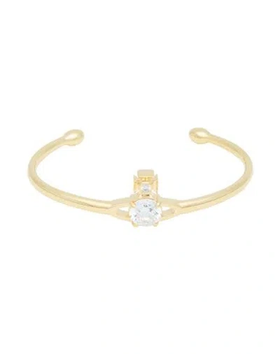 Vivienne Westwood Reina Large Bangle Woman Bracelet Gold Size - Brass