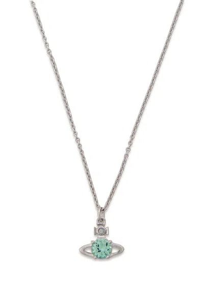 Vivienne Westwood Reina Orb Necklace In Silver