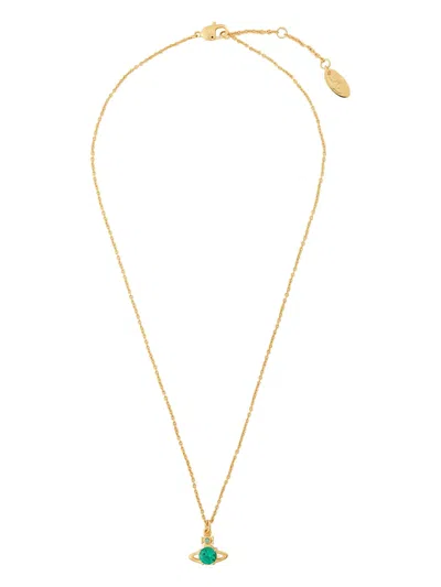 Vivienne Westwood Reina Orb-pendant Necklace In Gold