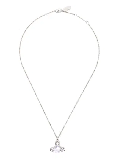Vivienne Westwood Reina Orb Pendant Necklace In Metallic