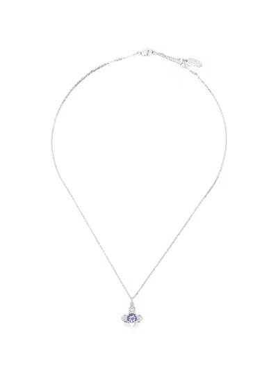 Vivienne Westwood Reina Orb Pendant Necklace In Metallic
