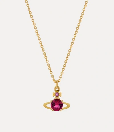 Vivienne Westwood Reina Pendant Gold Zirconia Women