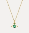 Vivienne Westwood Reina Pendant Necklace Gold-turquoise-cz Gold-turquoise-cz Women