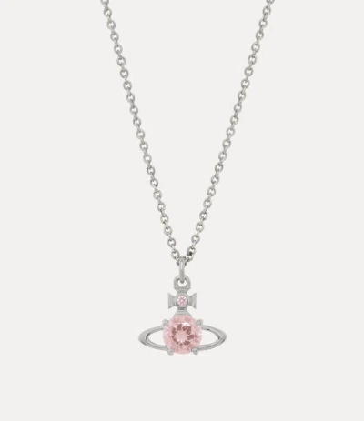Vivienne Westwood Reina Pendant Necklace Platinum-champagne-cz Platinum-champagne-cz Women In Metallic