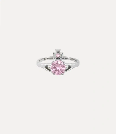 Vivienne Westwood Reina Petite Ring In Pink