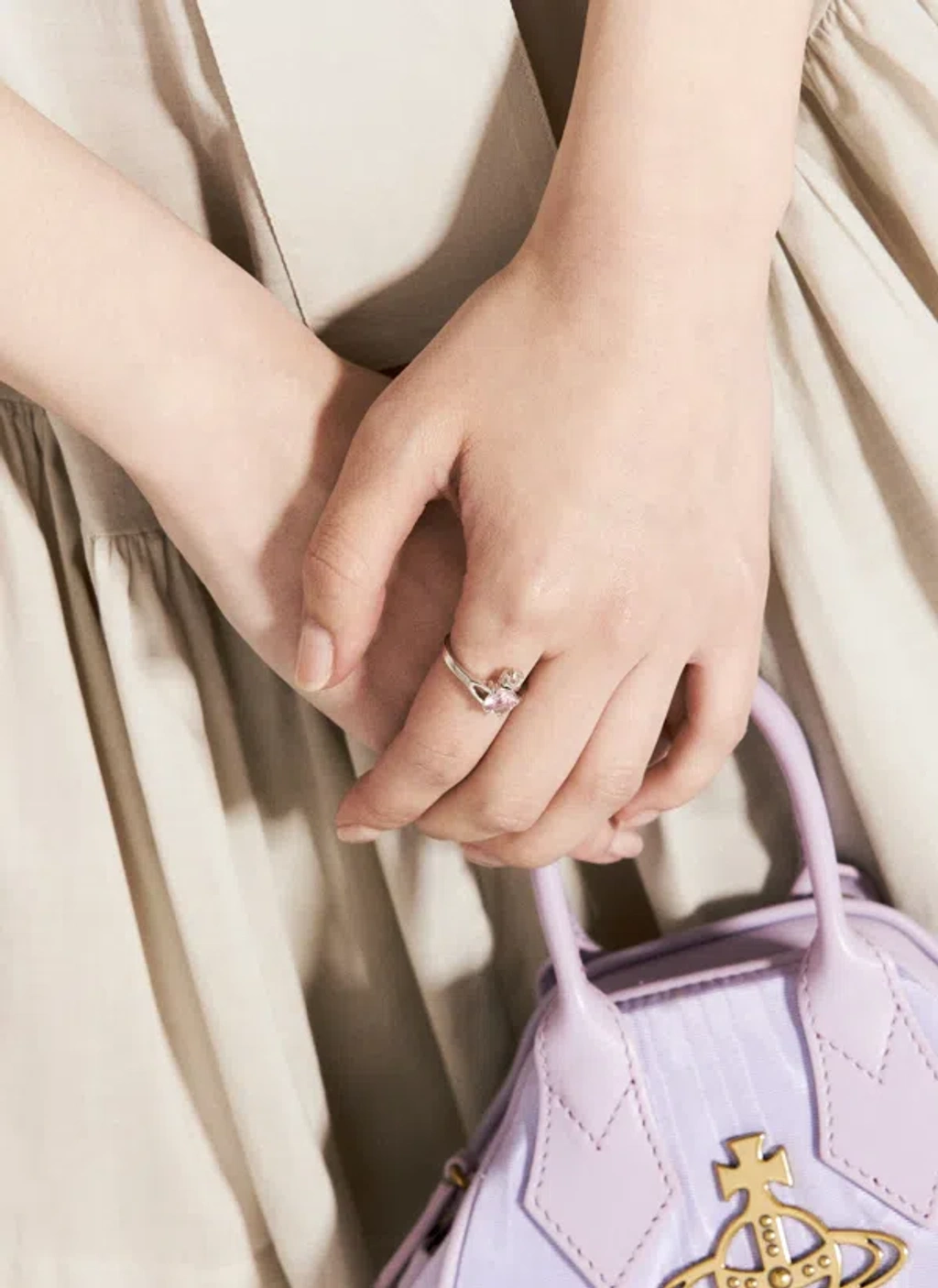 Vivienne Westwood Reina Petite Ring In Silver | ModeSens