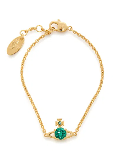 Vivienne Westwood Reina Small Orb Bracelet In Gold