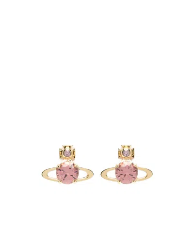 Vivienne Westwood Reina Stud Earrings In Yellow