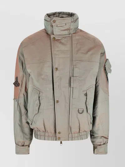 Vivienne Westwood Nevada Bomber Cangiante Gabardine Sage-green 52 Men