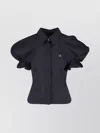 Vivienne Westwood Relaxed Fit Top Puff Sleeves In Black