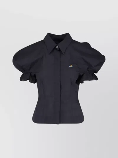 VIVIENNE WESTWOOD RELAXED FIT TOP PUFF SLEEVES