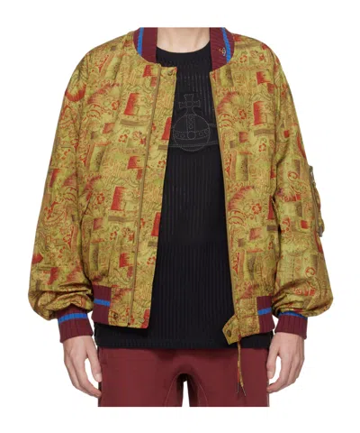VIVIENNE WESTWOOD REVERSIBLE BOMBER JACKET