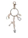 Vivienne Westwood Rhinestone Keyring In Gold