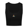 Vivienne Westwood Rib Vest In Black