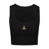 Vivienne Westwood Rib Vest In Black