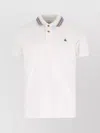 Vivienne Westwood Ribbed Collar Short Sleeves T-shirt In White