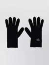 Vivienne Westwood Ribbed Cuff Gloves For Stylish Hands In Black