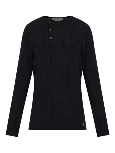 VIVIENNE WESTWOOD RIBBED-KNIT JUMPER