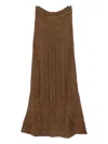 Vivienne Westwood Brown Mary Maxi Skirt In Brown