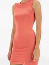 Vivienne Westwood Ribbed Sleeveless Dress In Pink