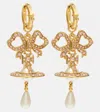 Vivienne Westwood Rigoberta Faux Pearl Drop Earrings In Gold