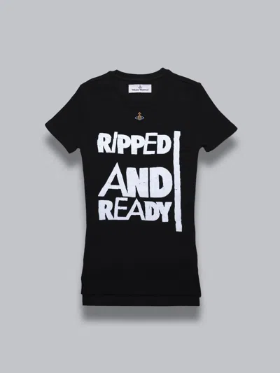 Vivienne Westwood Ripped & Ready Peru' T-shirt - Black