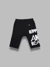Vivienne Westwood Ripped & Ready Radler Shorts - Black In Black