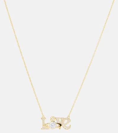 Vivienne Westwood Roderica Crystal-embellished Necklace In Gold