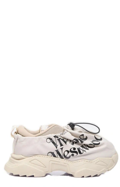 Vivienne Westwood Romper Bag Sneakers In Beige