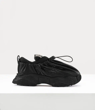 Vivienne Westwood Romper Bag Trainer Leather Black 4-37 Women