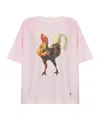Vivienne Westwood Rooster-print T-shirt In Pink