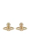 Vivienne Westwood Rope Earrings With Orb Embellishment In Gold