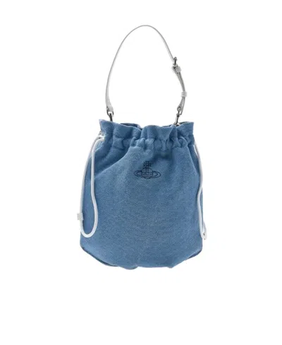 Vivienne Westwood Rope Handbag In Blue
