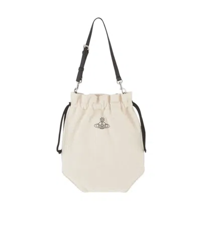 Vivienne Westwood Rope Handbag In White