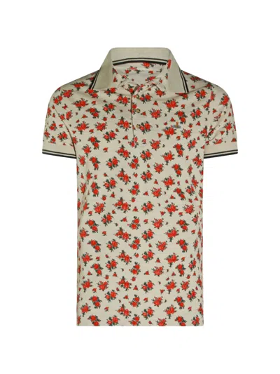 Vivienne Westwood Beige Double-button Polo Shirt In White