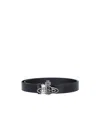 Vivienne Westwood Round Pointed Waist Belt In Black