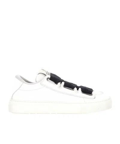 Vivienne Westwood Round Toe Sneakers In White
