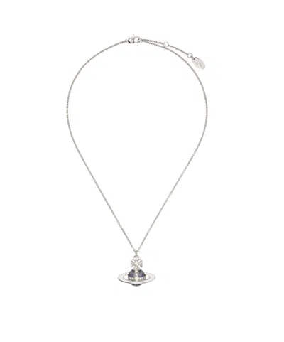 Vivienne Westwood Roxanne Pendant Necklace In Silver