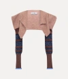 Vivienne Westwood Rubina Bolero Alpaca Wool Blend Blush M/l Women