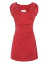 Vivienne Westwood Mini Ginnie Amber Jersey Dress In Red