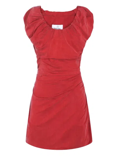 VIVIENNE WESTWOOD RUCHED-DETAIL MINI DRESS