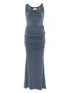 Vivienne Westwood Navy Liz Jersey Maxi Dress In Blue