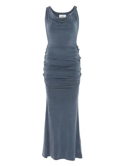 VIVIENNE WESTWOOD RUCHED MAXI DRESS