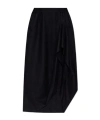 Vivienne Westwood Ruffled Pocketed Asymmetrical Skirt In Black