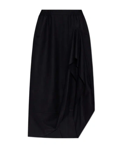 VIVIENNE WESTWOOD RUFFLED POCKETED ASYMMETRICAL SKIRT
