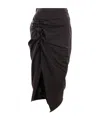 Vivienne Westwood Woman Midi Skirt Brown Size 0 Virgin Wool In Black