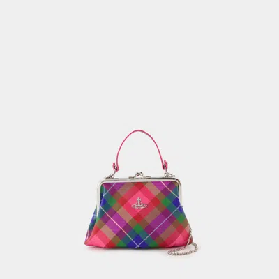 Vivienne Westwood Sac À Main Granny Frame -  - Synthetique - Multi In Blue