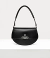 Vivienne Westwood Sadie Shoulder Bag Leather Black In Black