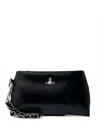 Vivienne Westwood Sadie Wristlet Cross Body Bag In Black