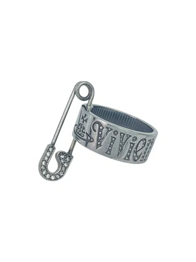 Vivienne Westwood リング Safety Pin シルバー Vivienne Westwood Safety pin Ring Silver Size 6.5-7 Medium